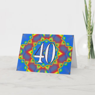 40th Birthday Card