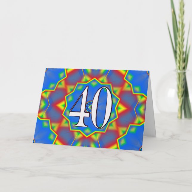 40th Birthday Card (Front)