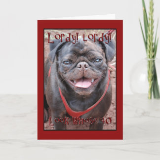 40th Birthday Card