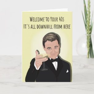 40th Birthday Card