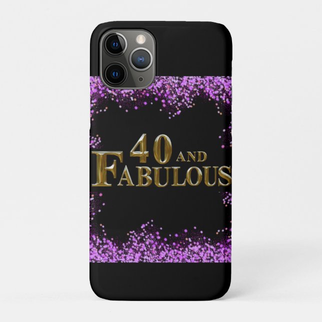 40th Birthday  Case-Mate iPhone Case (Back)