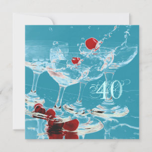 40th birthday celebration party major CUSTOMIZE Invitation