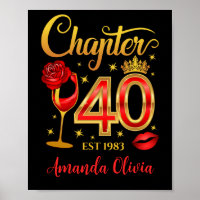 40th Birthday, chapter 40 lady’s, women’s 
