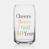 40th Birthday Cheers and Beers Golf