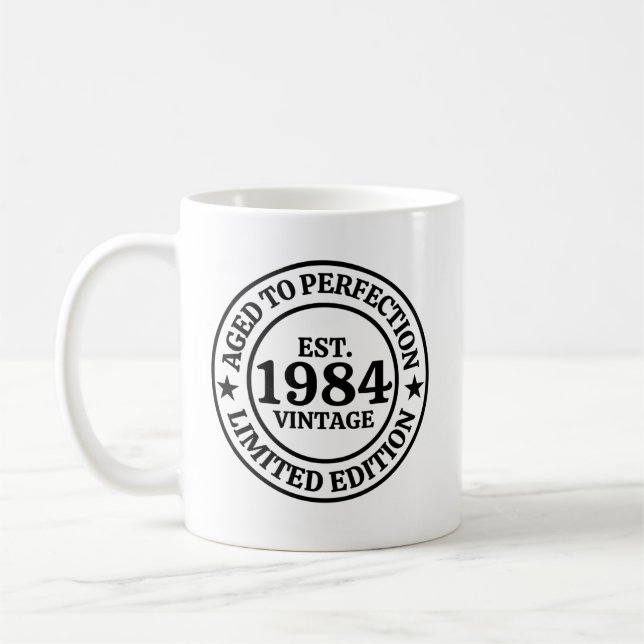 40th Birthday Coffee Mug (Left)