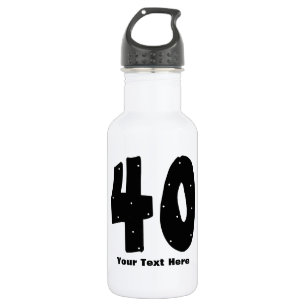 40th Birthday (customisable) 532 Ml Water Bottle