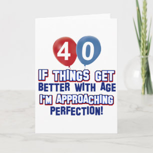 40th birthday designs card