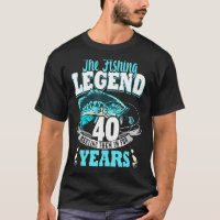 40th birthday fishing 40 Year Old fisherman 1983 2