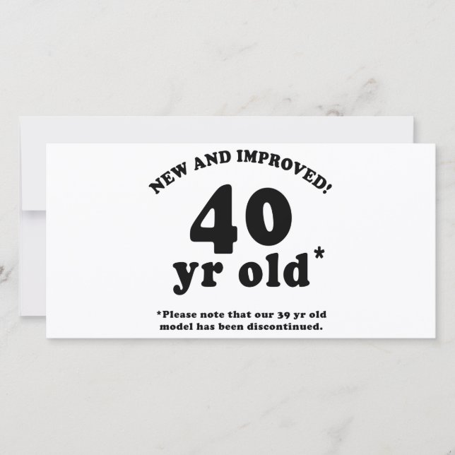 40th Birthday Gag Gifts (Front)