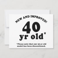 40th Birthday Gag Gifts