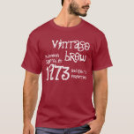 40th Birthday Gift 1973 Vintage Brew Red G200 T-Shirt<br><div class="desc">Looking for a unique 40th birthday gift? Here's a fun birthday shirt! Vintage Brew crafted in 1973 and aged to perfection. A selection of other Jaclinart birthday and vintage year t-shirts is shown below. And! text is customisable, so you can change or add a name, add a sentiment, or change...</div>