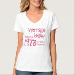 40th Birthday Gift 1973 Vintage Brew T-Shirt<br><div class="desc">Looking for a unique 40th birthday gift?  Here's a fun birthday shirt!  Vintage Brew crafted in 1973 and aged to perfection.</div>