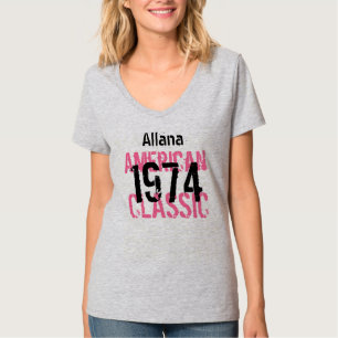 40th Birthday Gift 1974 American Classic  V205A T-Shirt