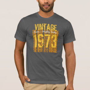 40th Birthday Gift Best 1973 Vintage V503 T-Shirt