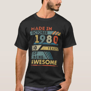 40th Birthday Gift For Men T-Shirt