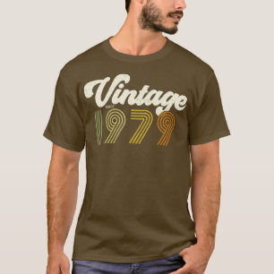 40th Birthday Gift Retro Vintage since 1979 T-Shirt