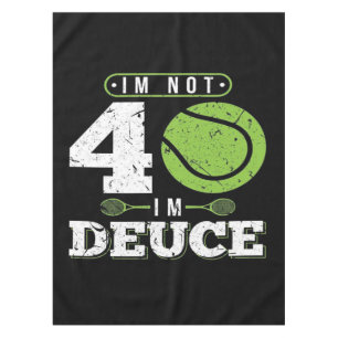 40th Birthday Gift Tennis Blanket Tablecloth