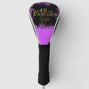 40th Birthday  Golf Head Cover