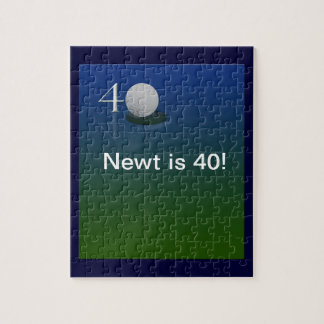 40th birthday golf puzzle
