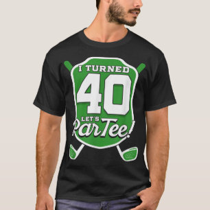 40th Birthday Golfer Golfing 40 Bday Golf Player G T-Shirt