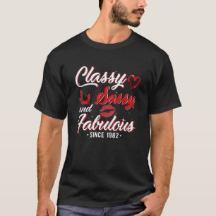 40th Birthday High Heels Classy Sassy Fabulous Sin T-Shirt