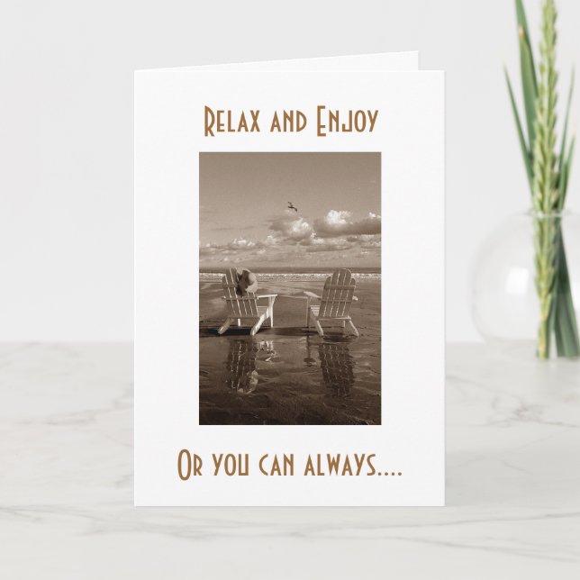 40th BIRTHDAY HUMOR-RELAX-PARTY LIKE NO TOMORROW Card (Front)