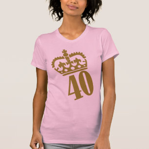 40th Birthday - Number – Fourty T-Shirt