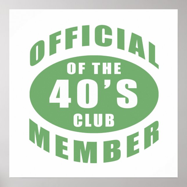 40th Birthday Official Member Poster (Front)