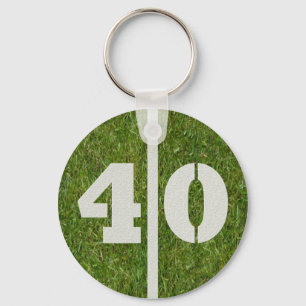 40th Birthday Party Favour Key Ring