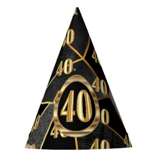 40th Birthday  Party Hat