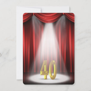 40th Birthday Party Invitation