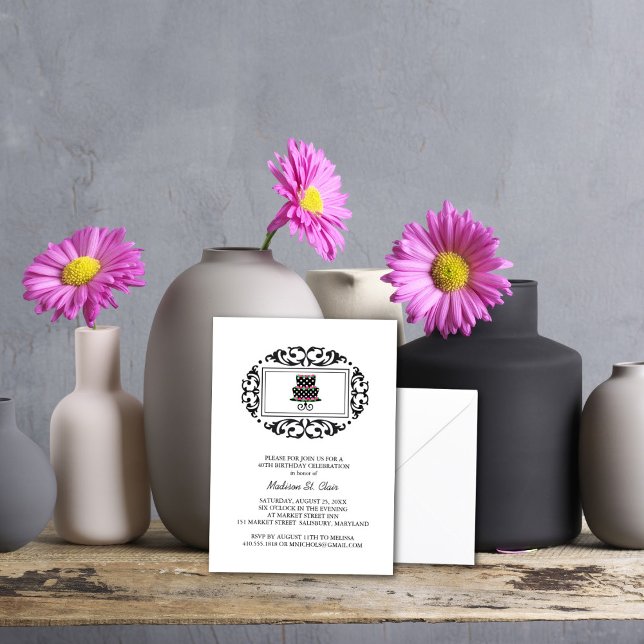 40th Birthday Party Invitations (Creator Uploaded)