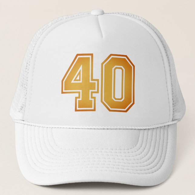40th Birthday Party Trucker Hat (Front)
