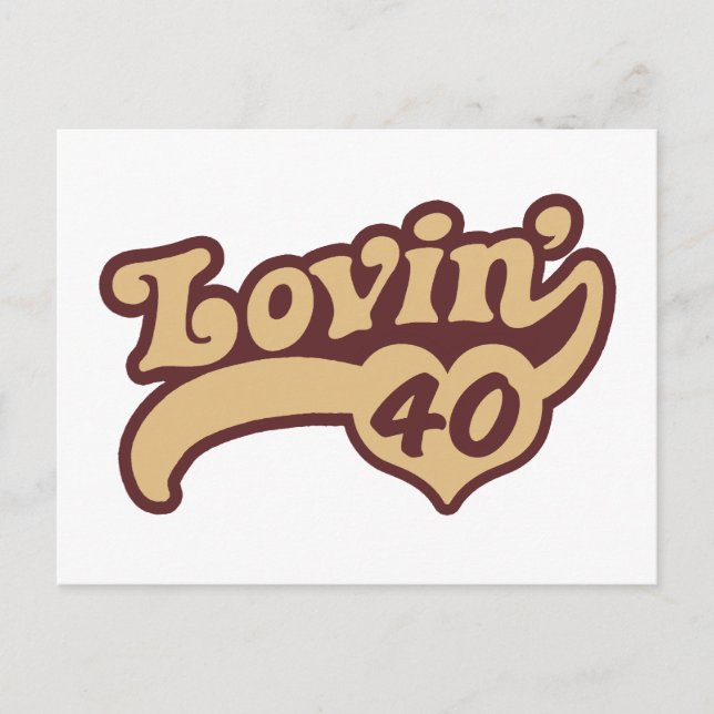 40th Birthday Postcard (Front)