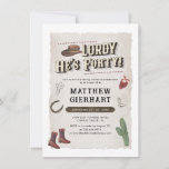 40th Birthday Retro Cowboy Rodeo Party Invitation<br><div class="desc">40th Birthday Weekend Retro Cowboy Boots Party Invitation that you can easily customise for the upcoming fortieth birthday celebration party</div>