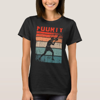 40th Birthday Retro Table Tennis 40 Years Old Man T-Shirt