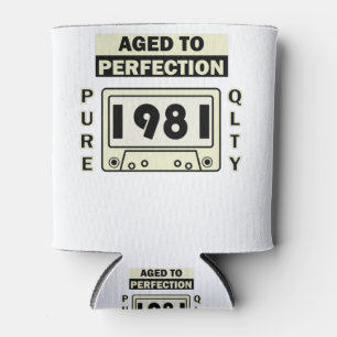 40th Birthday Shirt - 1981 Cassette Can Cooler
