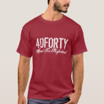 40th Birthday t shirt for men | Age to perfection<br><div class="desc">40th Birthday t shirt for men | Age to perfection.</div>