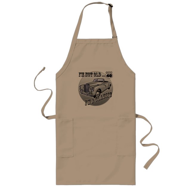 40th Birthday T-shirts and Gifts Long Apron (Front)