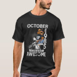40th Birthday The Bear Legends October 1985 40 Yea T-Shirt<br><div class="desc">40th Birthday The Bear Legends October 1985 40 Years Old Men</div>