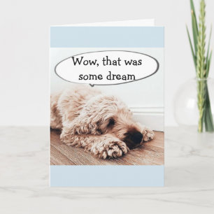**40th BIRTHDAY** TIRED DOG IS A FUNNY DOG AS WELL Card