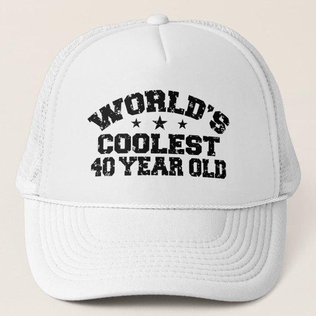 40th Birthday Trucker Hat (Front)