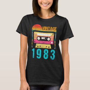 40th Birthday u2013 Vintage Cassette 1983 T-Shirt