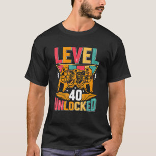 40Th Birthday Unlocked Women Men T-Shirt