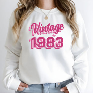 40th Birthday Vintage 1983 Gift Sweatshirt T-Shirt