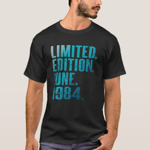 40th Birthday Vintage 1984 June 40 Year Men Women T-Shirt
