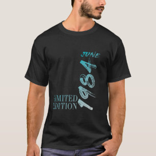 40th Birthday Vintage 1984 June 40 Year Men Women T-Shirt