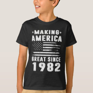 40th Birthday Vintage Making America Great Since 1 T-Shirt