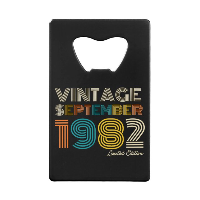 40th Birthday Vintage September 1983 Limited Edtn. (Front)