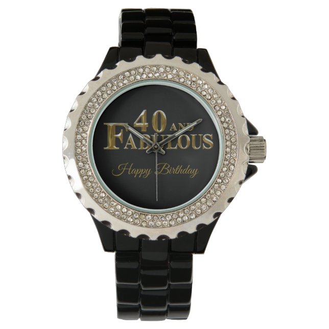 40th Birthday  Watch (Front)